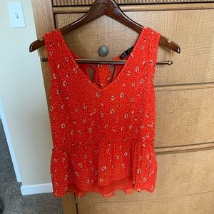Zara TRF Peplum Tank